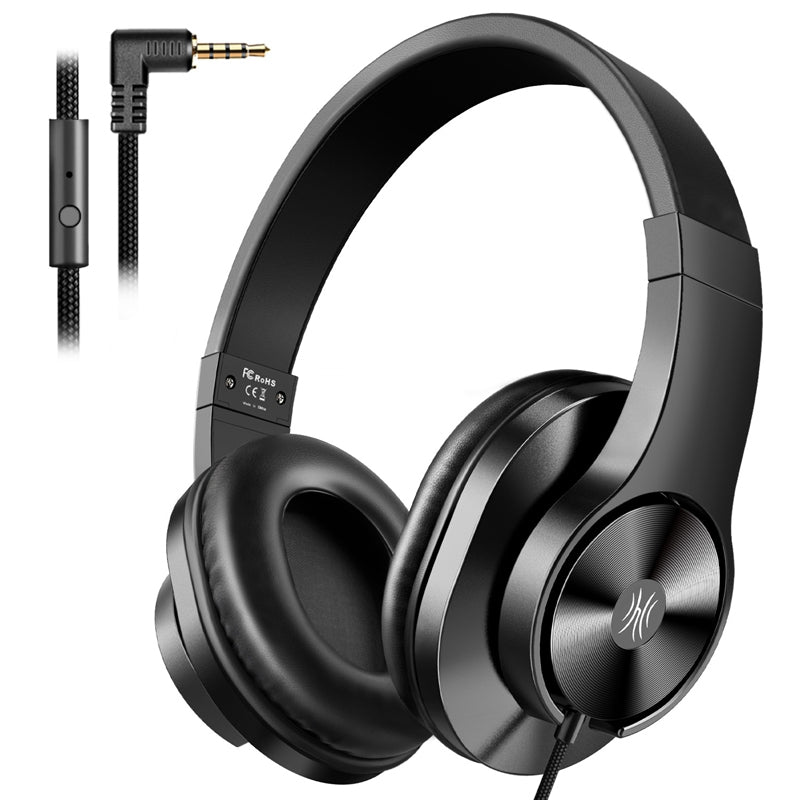 ONEODIO T3 Headphones 3.5mm Wired Stereo Over Ear Headset with Mic for Computer Phone PC ONEODIO T3 Headphones 3.5mm Wired Stereo Over Ear Headset with Mic for Computer Phone PC